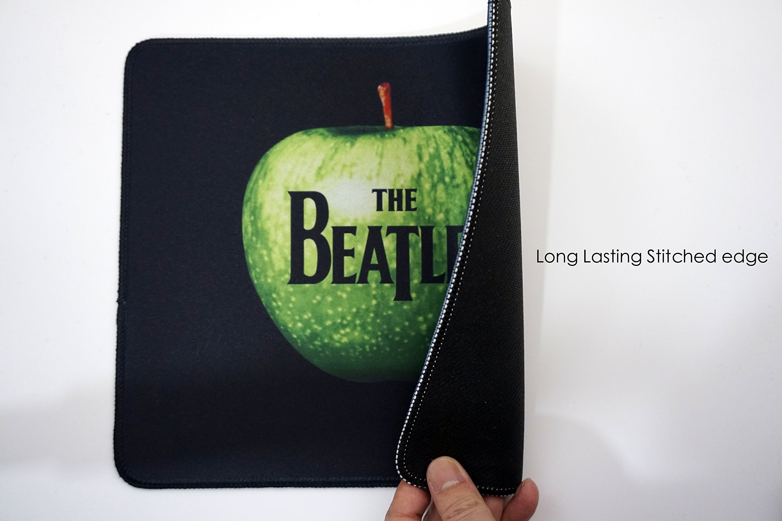 The Beatles HD Collection Mouse Pad - 12 x 10 Inches Rubber Gaming Mouse Mat for Computer & Laptop - Perfect Gift for Music Fans & Office Workers