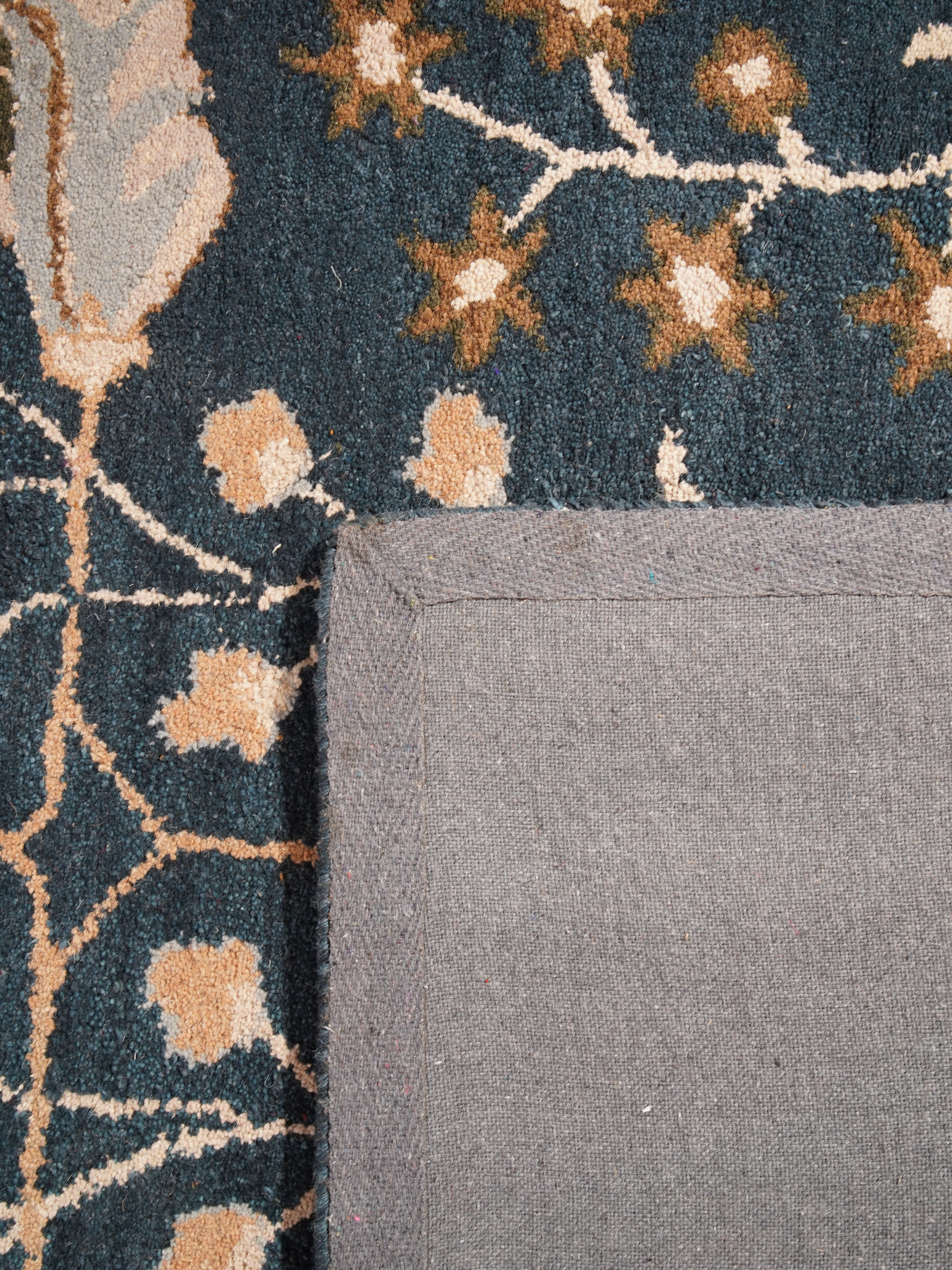 Jacob's Ladder Hand Tufted Wool Rug - Soft & Durable Non-Slip Area Rug for Living Room, Bedroom, Nursery | Perfect for Home Decor & Cozy Spaces
