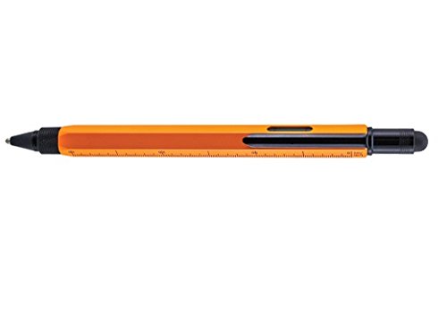Monteverde Stylus One Touch 9-Function Ballpoint Pen with Touchscreen Stylus - Orange | Perfect for Office Work, Note Taking & Digital Devices