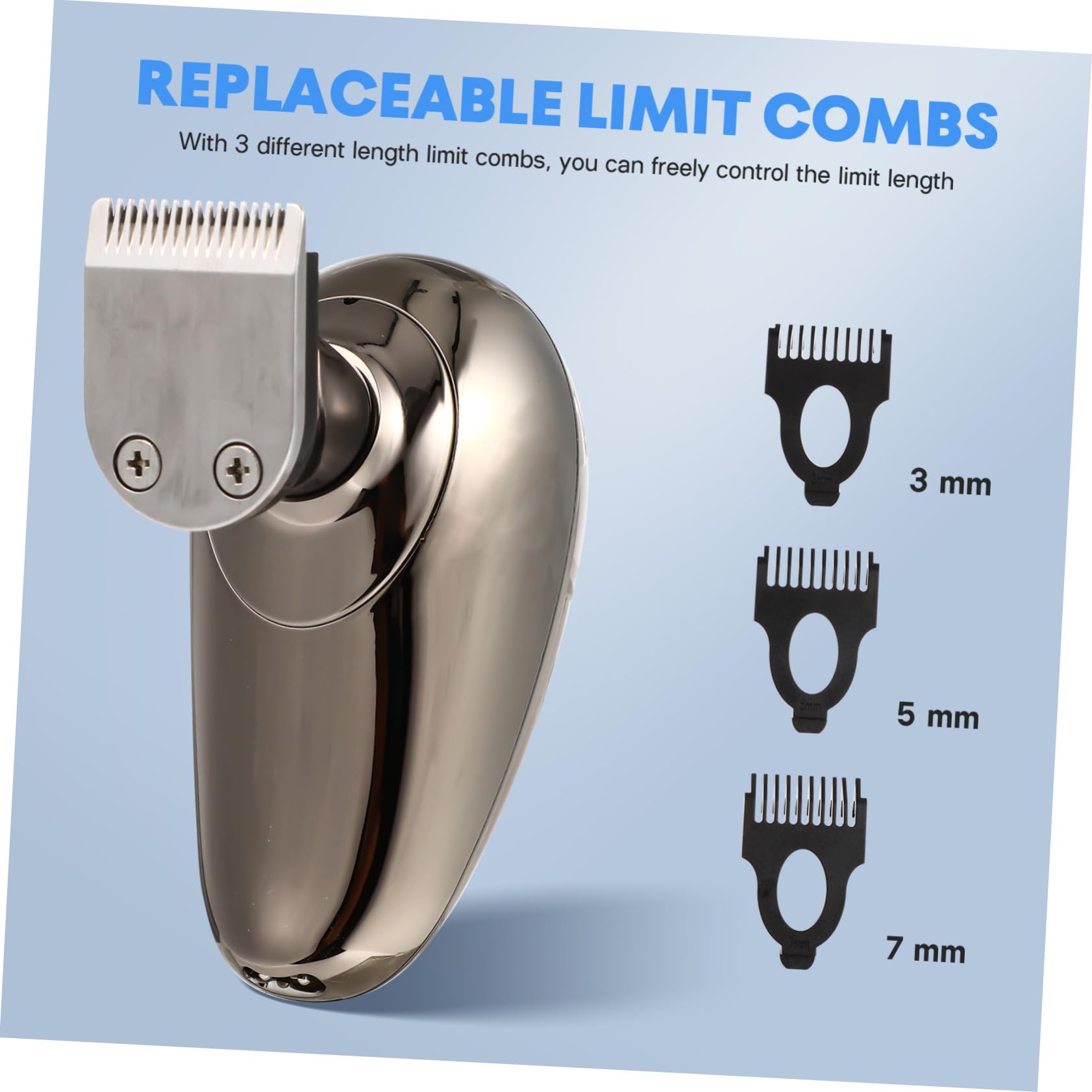 Professional Electric Shaver for Men - Cordless Rechargeable Beard Trimmer with Precision Blades, Wet/Dry Use, Travel-Friendly Design - Perfect for Home, Gym, Travel & Daily Grooming Routine