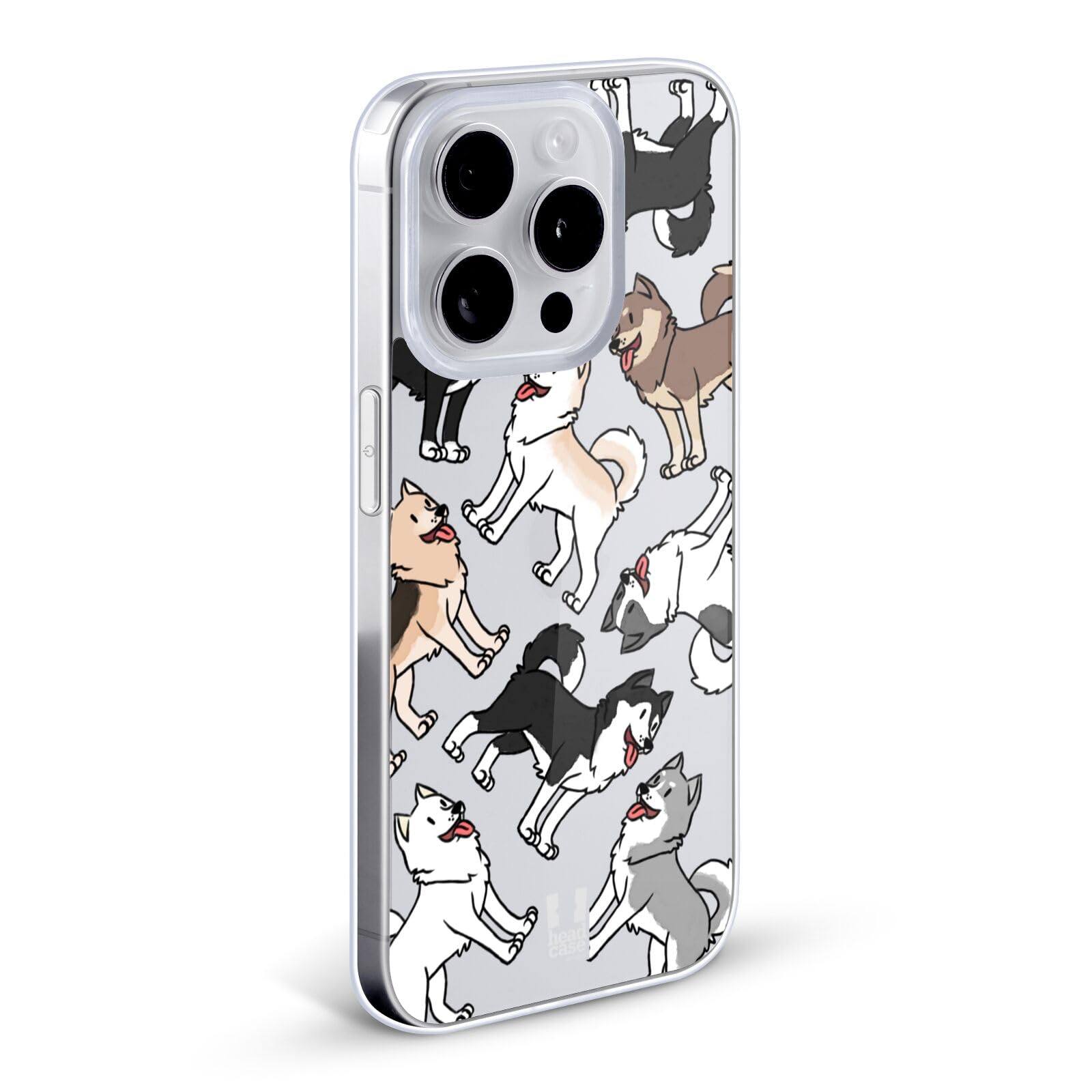 Siberian Husky Dog Breed Soft Gel Phone Case for Apple iPhone 13 Pro Max - Cute Protective Cover with Unique Animal Design, Perfect for Dog Lovers and Outdoor Adventures