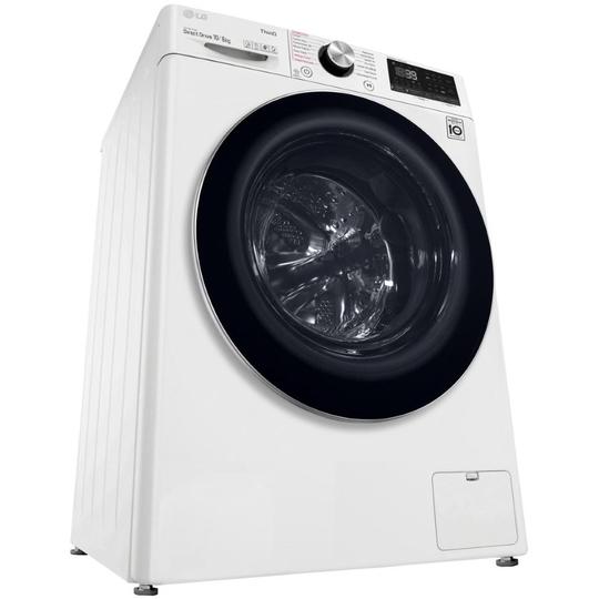 LG WVC9 1410W 10kg/6kg Front Load Washer Dryer Combo - Energy Efficient White Laundry Machine for Apartments & Small Homes | Perfect for Space Saving & Convenient Washing/Drying