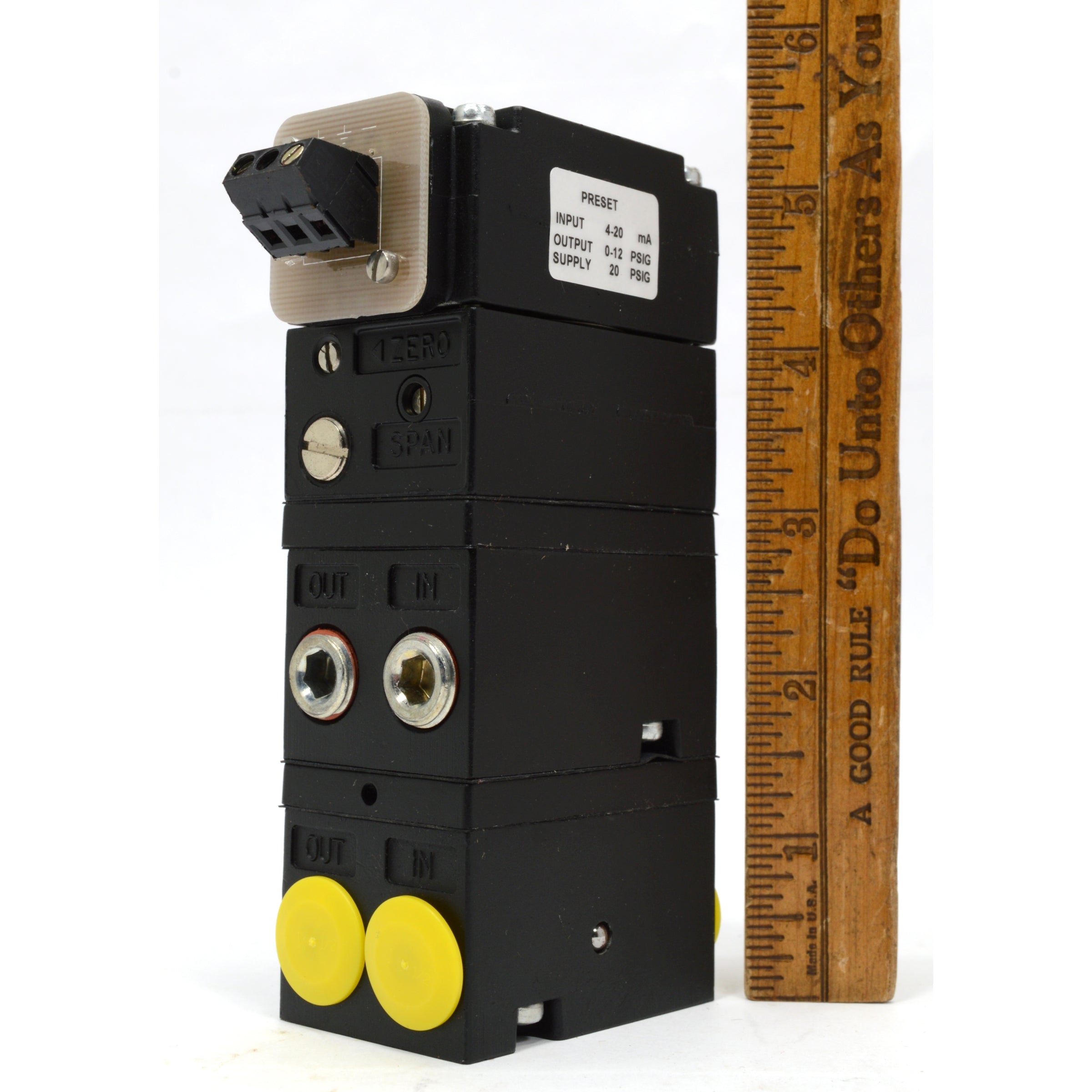 Explosion Proof Electro Pneumatic Transducer FAIRCHILD TT6000 404 - High Pressure Air to Electric Signal Converter for Hazardous Industrial Environments