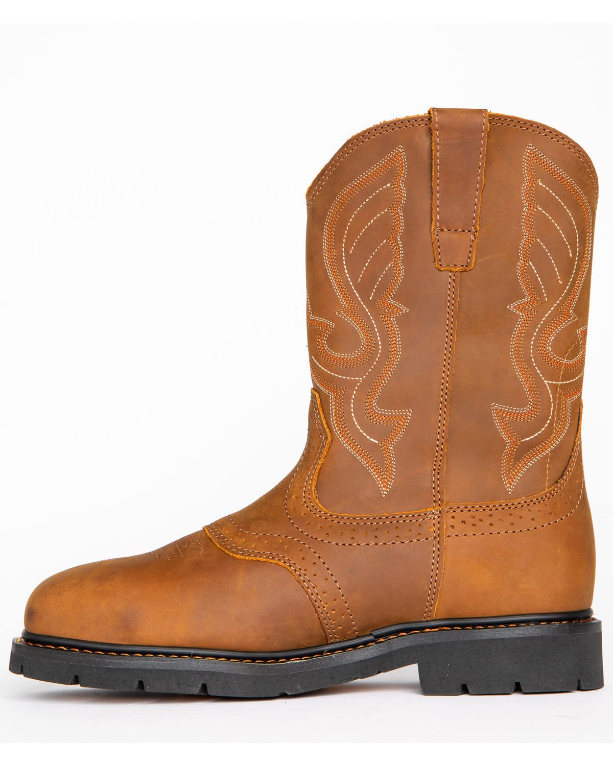 Cody James Men's Mustang Western Work Boot with Composite Toe - Durable & Comfortable for Ranch Work, Construction, and Outdoor Activities