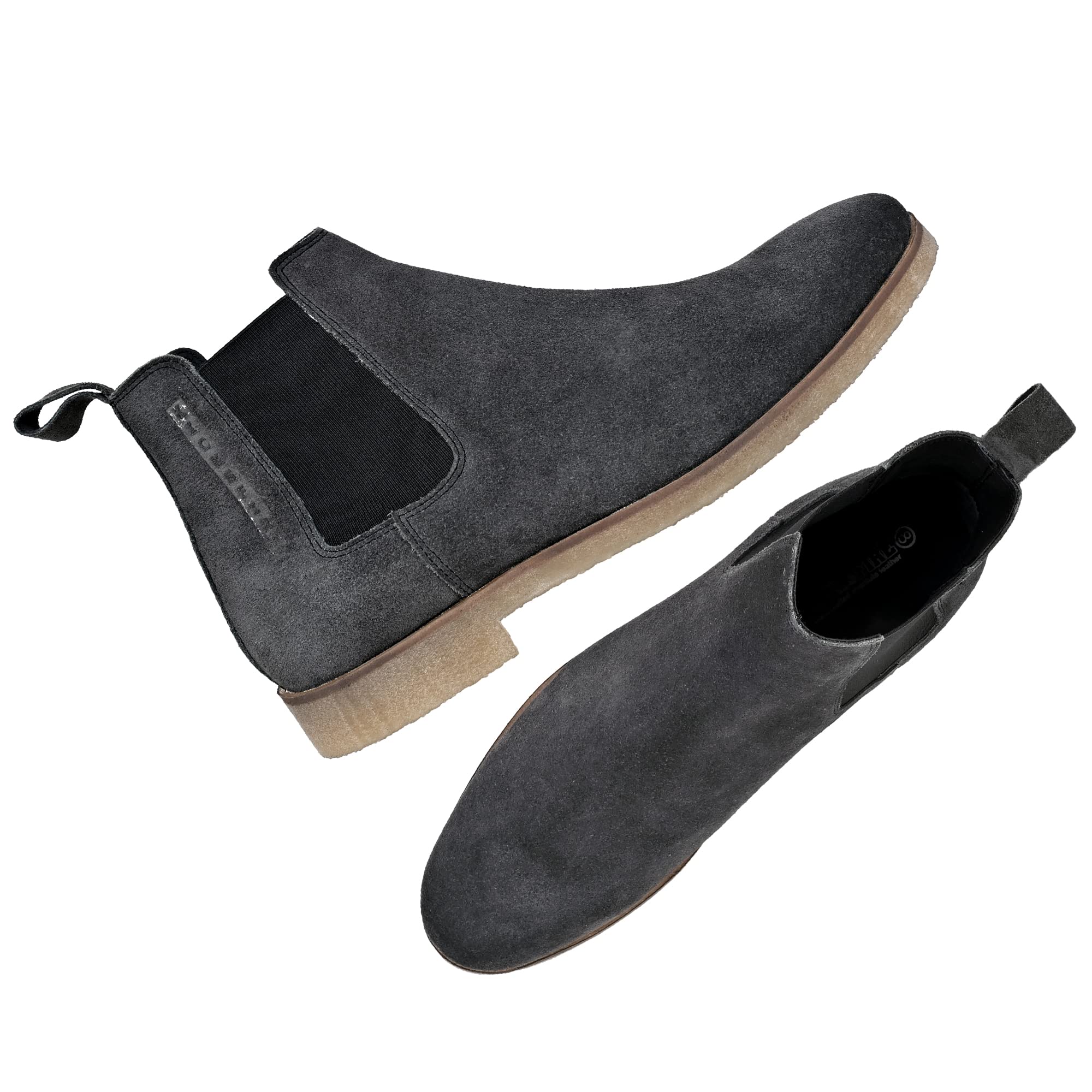 Premium Suede Leather Chelsea Boots for Men - Stylish & Comfortable Chukka Ankle Boots - Perfect for Casual Wear, Office & Date Nights