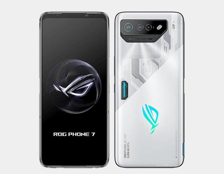 ASUS ROG Phone 7 AI2205 5G Gaming Smartphone - 256GB ROM 12GB RAM - GSM Unlocked (White) - Ultimate Mobile Gaming Performance for Esports & Streaming
