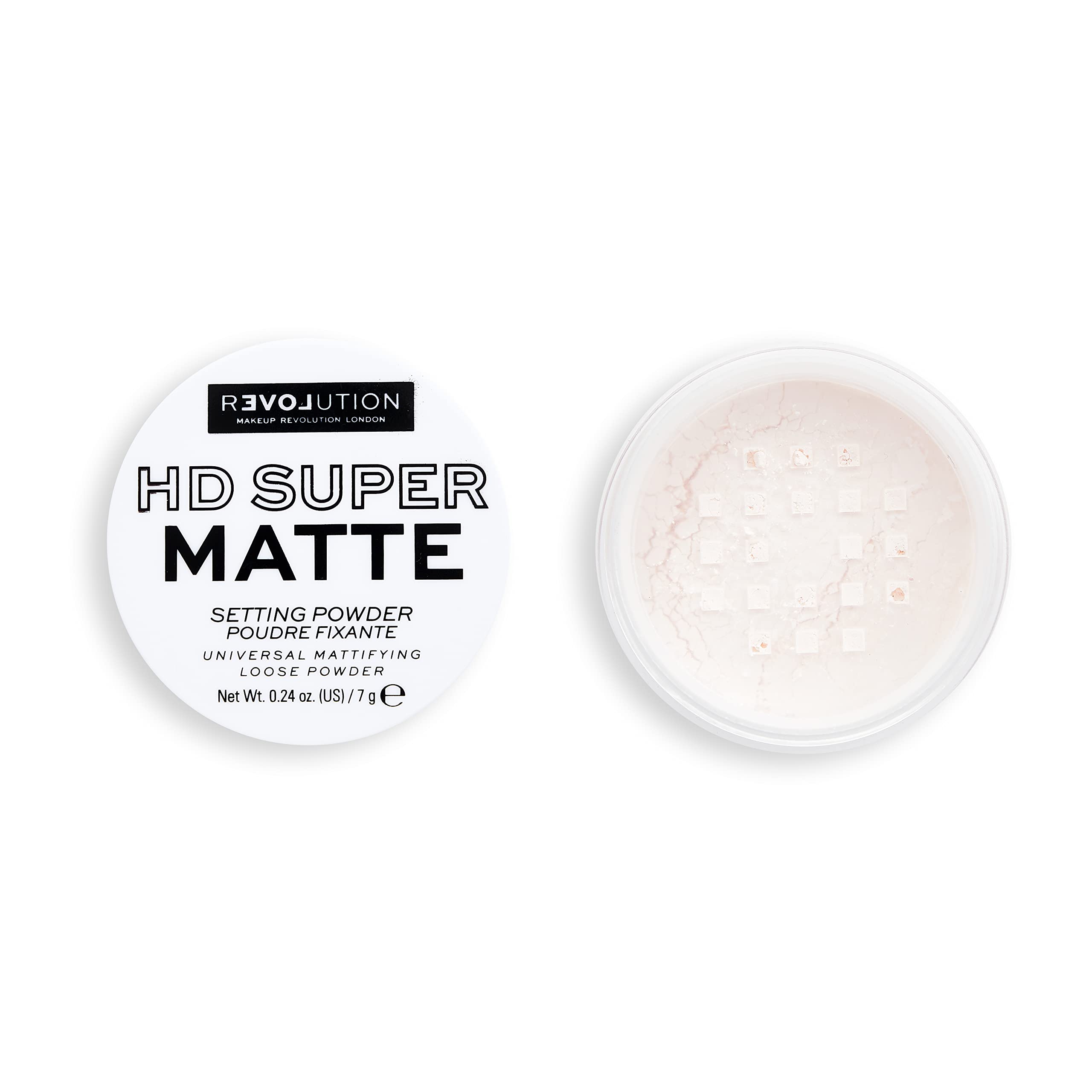 Makeup Revolution Super HD Setting Powder - Translucent, Oil-Control, Long-Lasting Finish for Flawless Makeup | Perfect for Daily Wear, Photography & Special Occasions