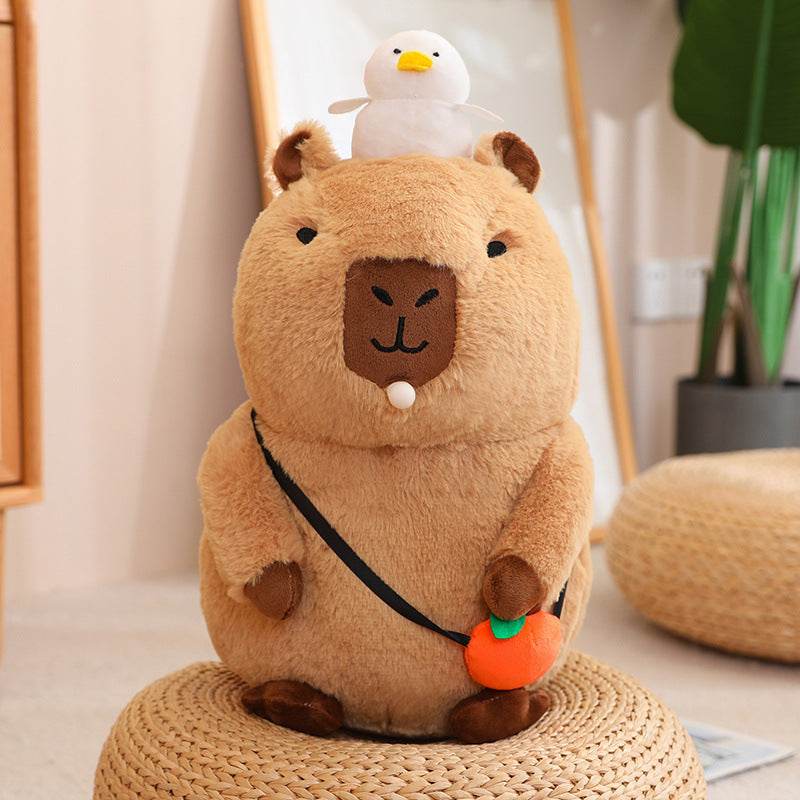 Adorable Kawaii Capybara Plush Toy - Soft & Huggable Stuffed Animal for Kids & Adults | Perfect for Cuddling, Gifts, and Home Decor