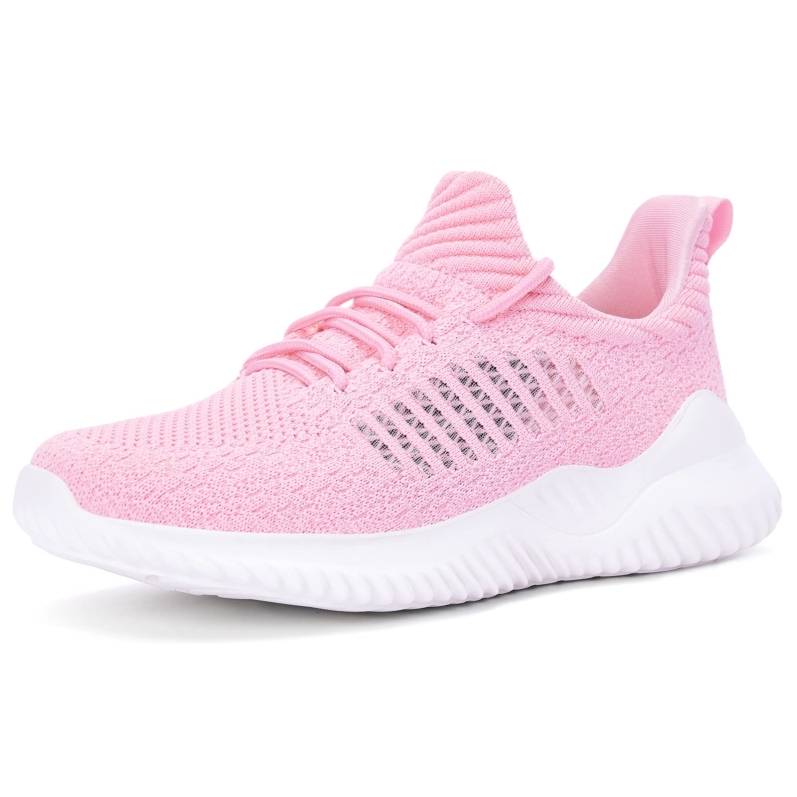 Akk Women's Slip-On Walking Shoes - Lightweight Memory Foam Tennis Running Sneakers for Gym, Workout, Indoor & Outdoor Activities | Comfortable Work Shoes for Women