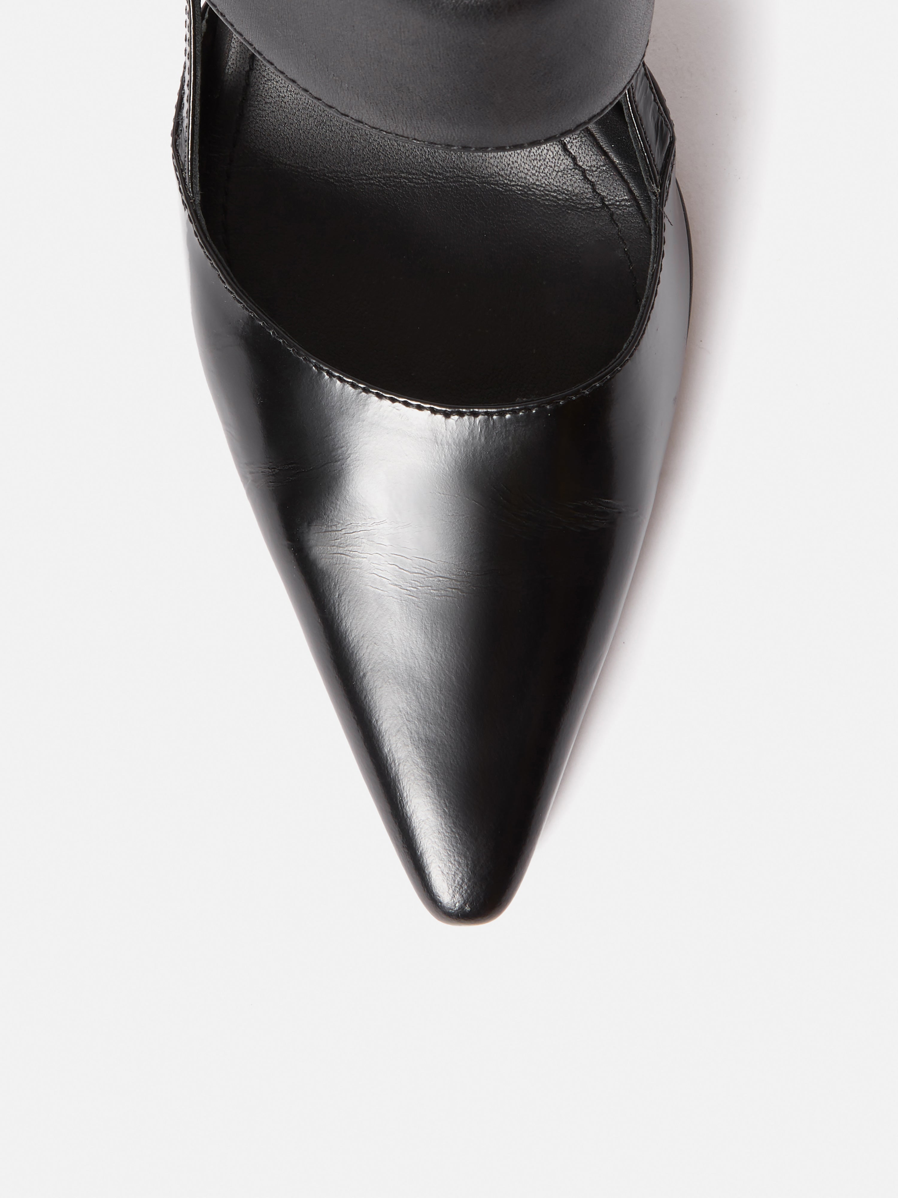 Elegant Russo Kitten Heel Pumps for Women - Classic Black Pointed Toe Low Heels | Perfect for Office, Party & Evening Events