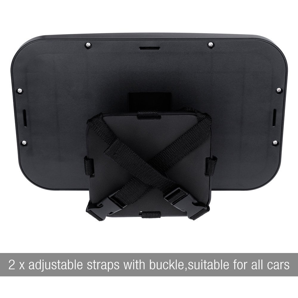 Baby Backseat Mirror - Adjustable Rear View Car Seat Mirror with 360° Rotation & Shatterproof Design - Clear View for Rear-Facing Infants - Safe Driving Essential for Parents