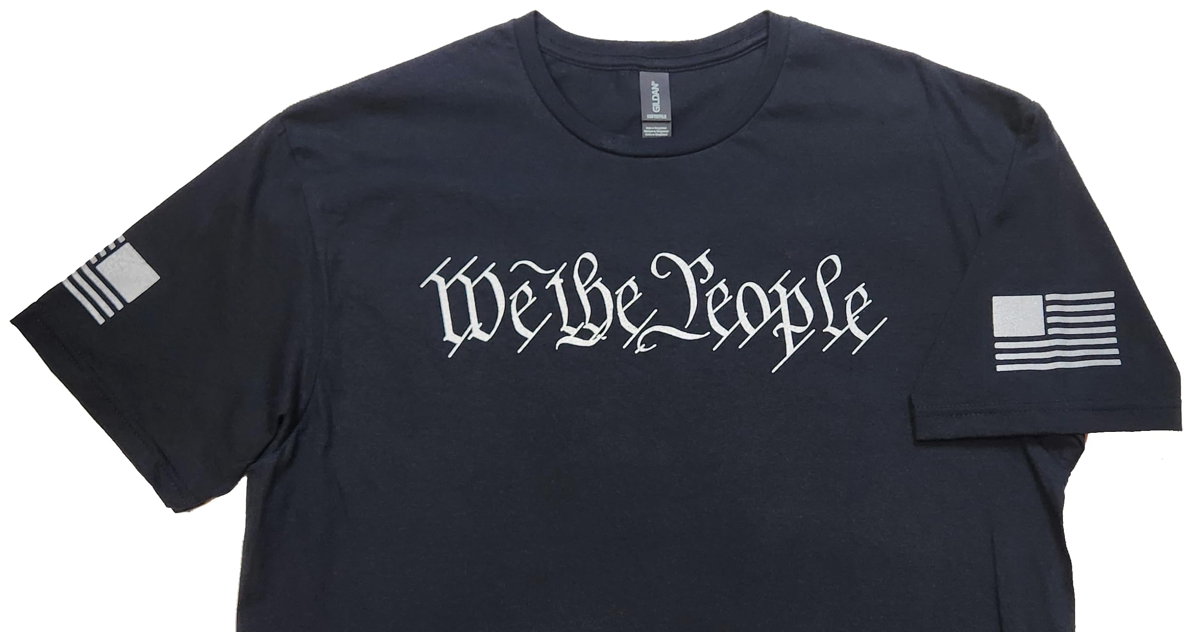 We The People Patriotic T-Shirt - American Flag Graphic Tee for Men & Women - Perfect for 4th of July, Political Rallies & Casual Wear