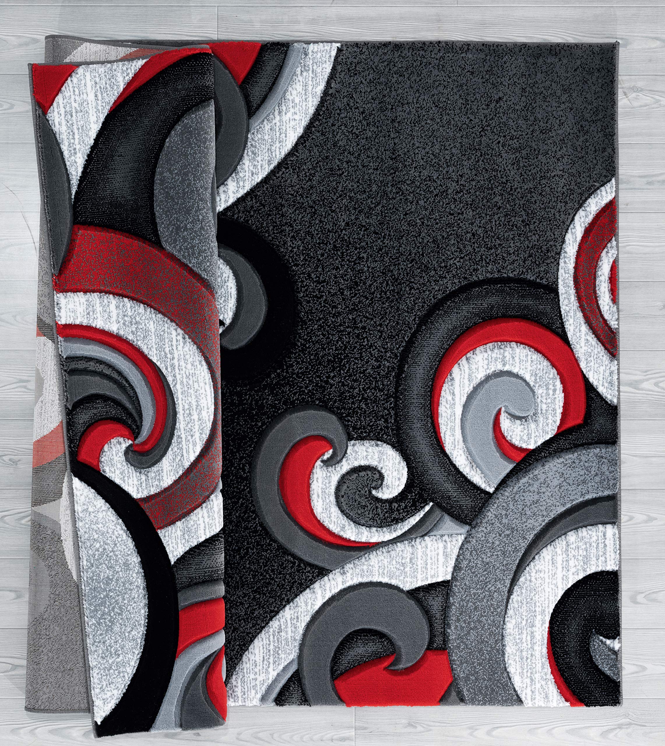 United Weavers of America Bristol Rhiannon Red Runner Rug 2'7