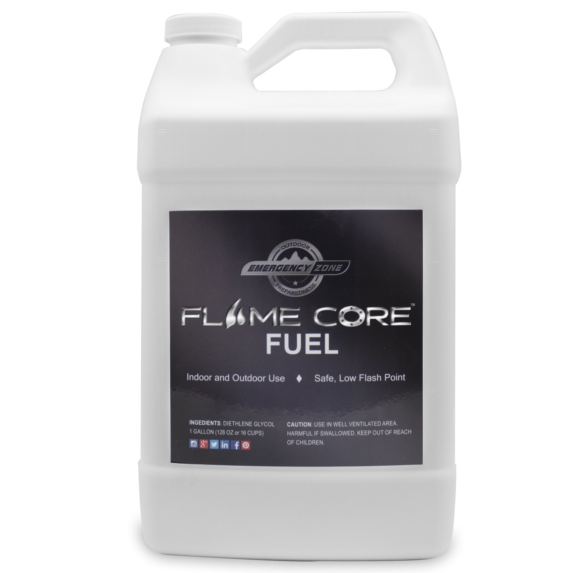 FlameCore Refillable & Reusable Outdoor Camping Stove Fuel System - Portable Butane Fuel Cell with 1 Gallon Propane Refill for Backpacking, Hiking & Emergency Preparedness