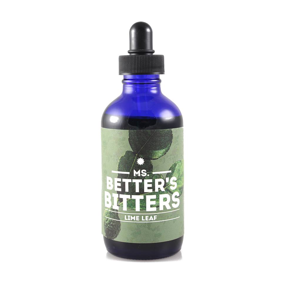 Ms Better's Bitters - Premium Lime Leaf Flavor (4oz Bottle) | Cocktail & Mocktail Enhancer, Baking Ingredient, Digestive Aid