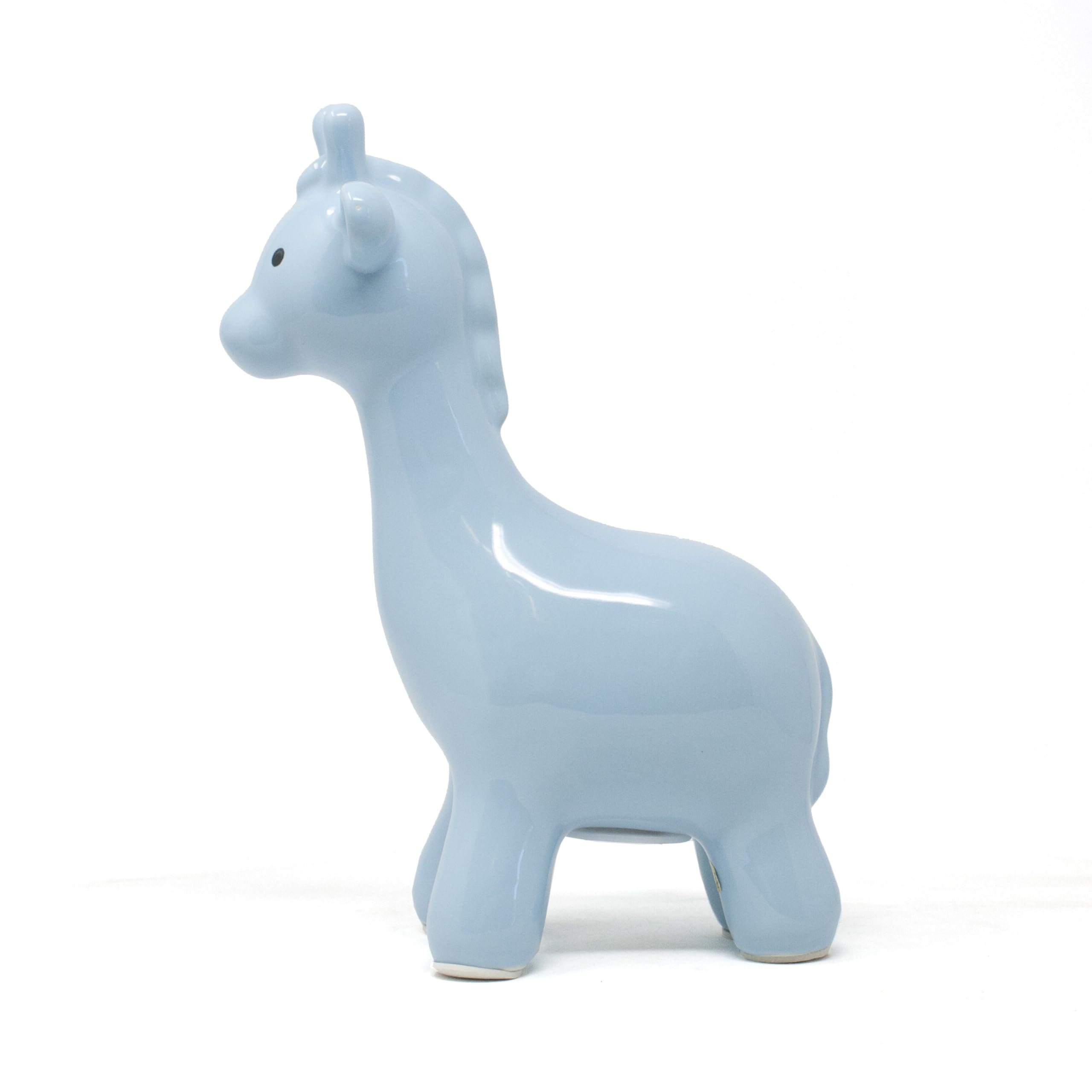 Child to Cherish Blue Ceramic Giraffe Piggy Bank - Perfect Gift for Kids' Savings & Room Decor
