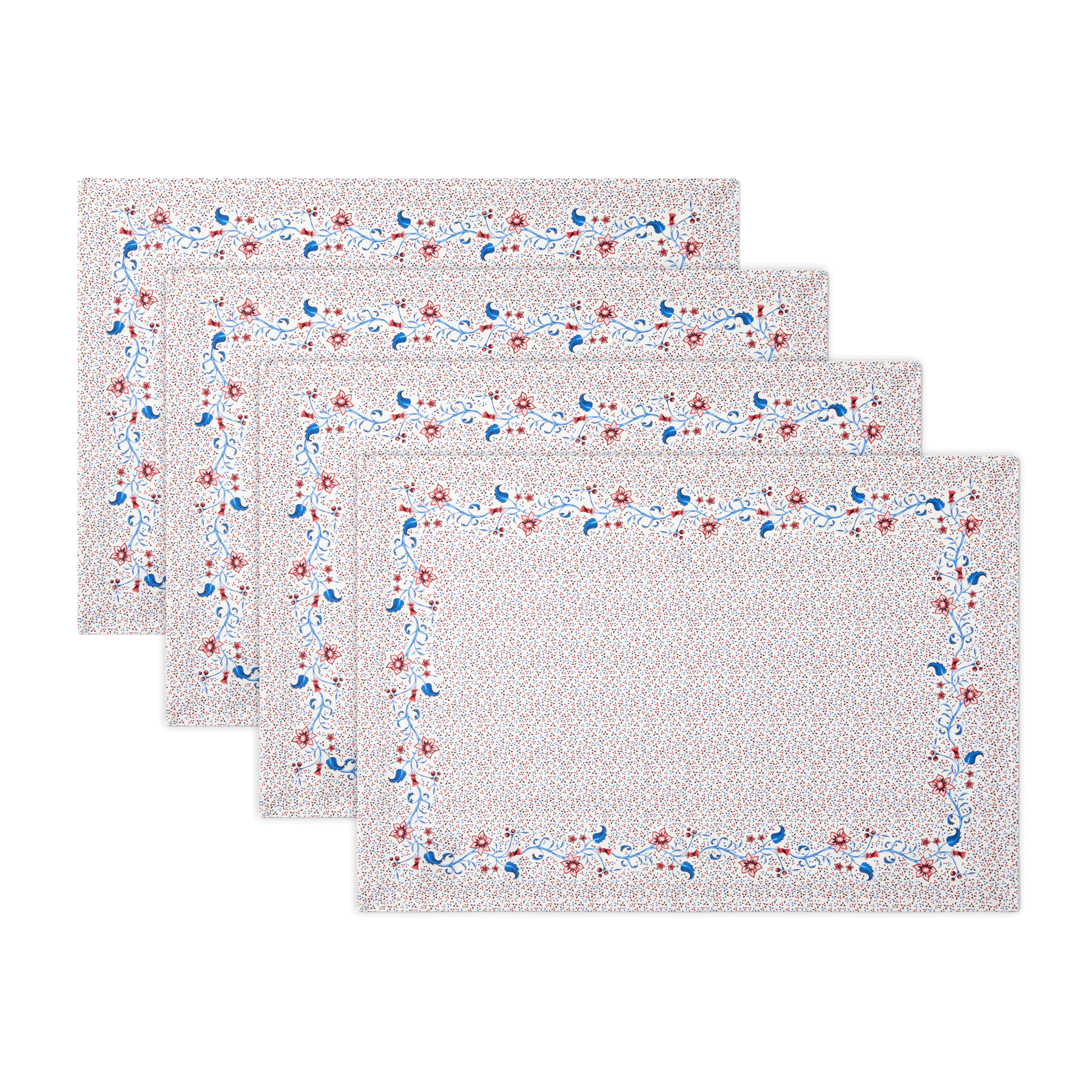 4-Piece Rectangular Placemat Set - Waterproof & Heat-Resistant Dining Table Mats for Everyday Use, Parties & Formal Settings - Elegant Home Decor (Set of 4)