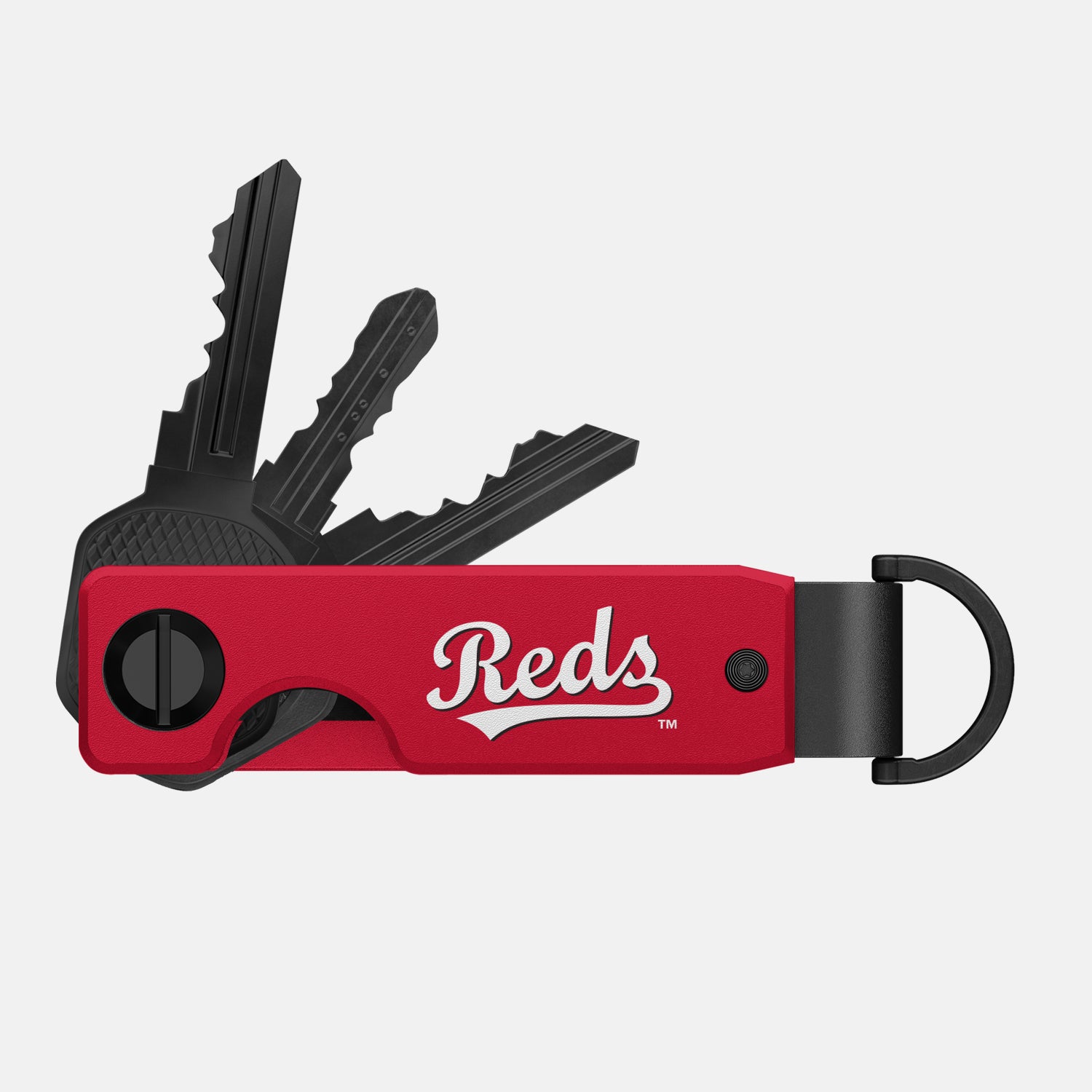 Ridge KeyCase for Cincinnati Reds - Durable Slim RFID Blocking Wallet with Key Holder - Perfect for Baseball Fans, Travel & Everyday Use