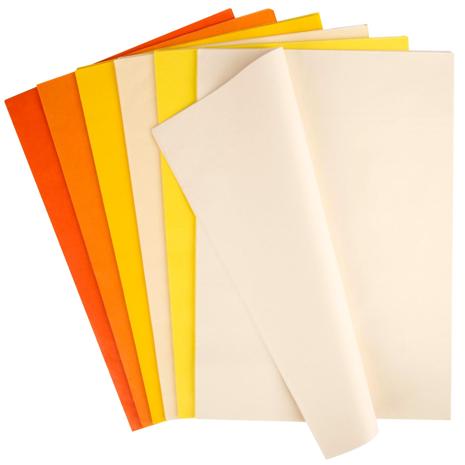 VGOODALL 450 Sheets Orange Tissue Paper, 11.5 x 8 Inch Bulk Fall Tissue Paper for Gift Wrapping, DIY Crafts, Birthday & Thanksgiving Party Decorations - Perfect for Autumn, Halloween, and Holiday Gift Bags