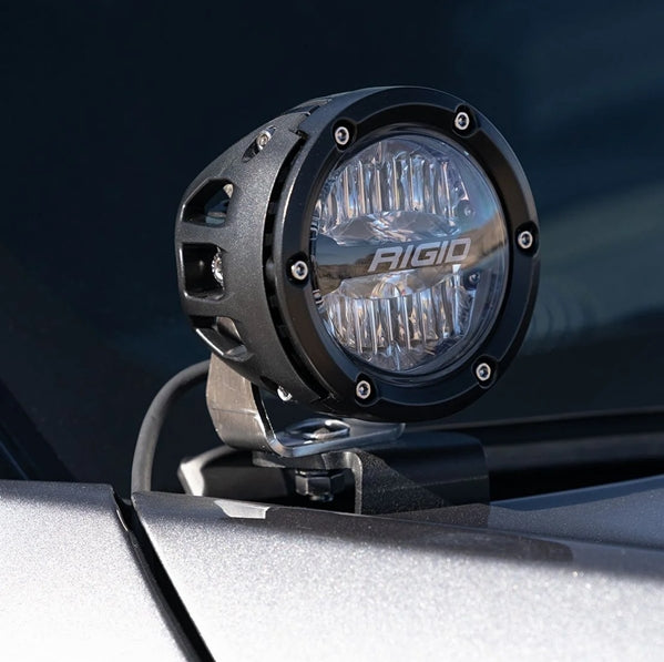 Ford Bronco Sport A Pillar LED Light Mount Kit - Compatible with Rigid Industries 360 Series & D Series LED Lights | Off-Road Lighting Upgrade for Adventure & Night Driving