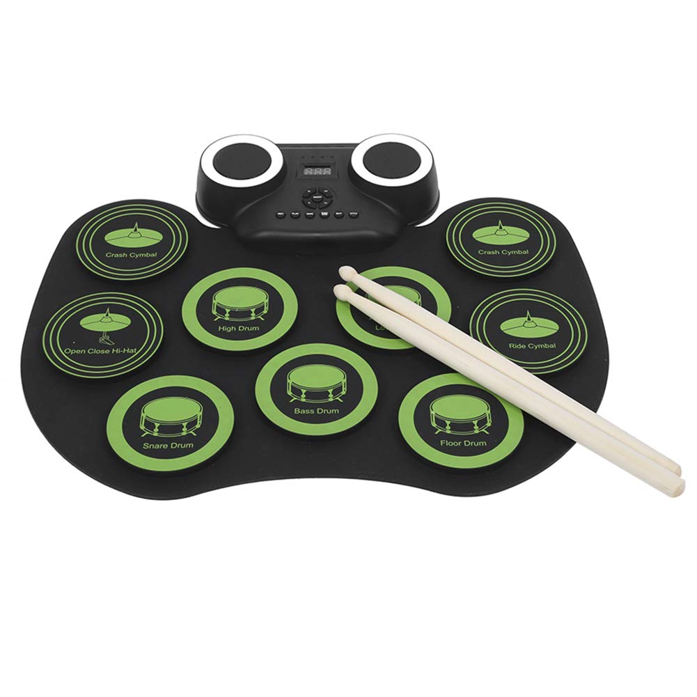 Electronic Drum Kit - Portable USB Electric Drum Set with Built-in Speaker | Perfect for Home Practice, Live Performances & Music Studios