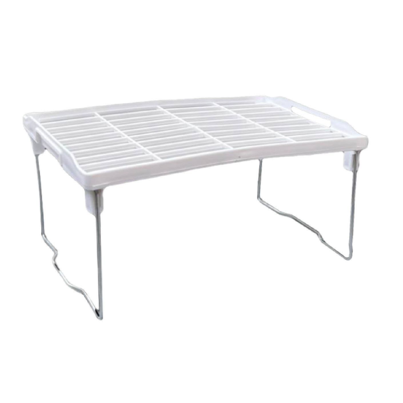 STACKABLE SHELF 15X9.5X7 Inches - Heavy Duty Metal Storage Rack - R520A (HFH8171) - Perfect for Garage, Pantry, and Closet Organization