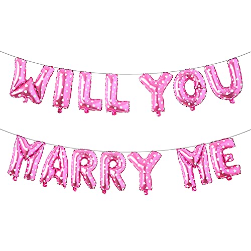 Will You Marry Me Pink Heart