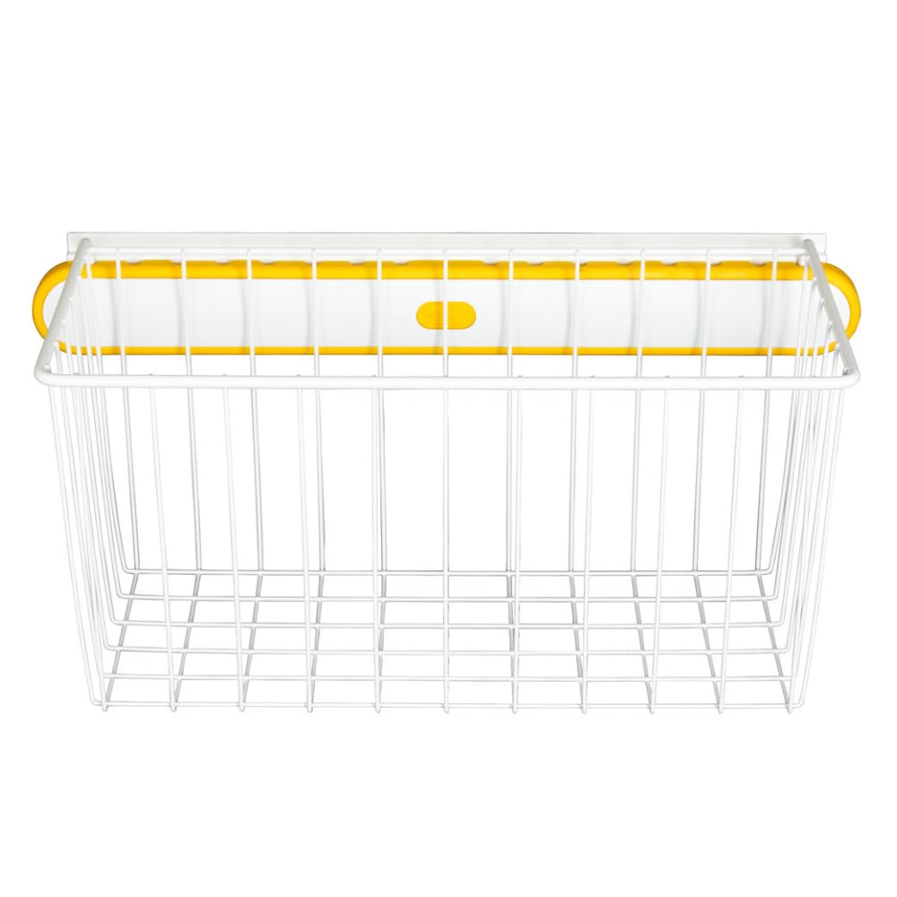 GarageTek Extra Large Steel Wall Mount Storage Basket - Heavy Duty Garage Organizer for Tools, Sports Equipment | Fits TekPanel, TekTrak & Slat Walls | Perfect for Garage, Workshop & Home Storage Solutions