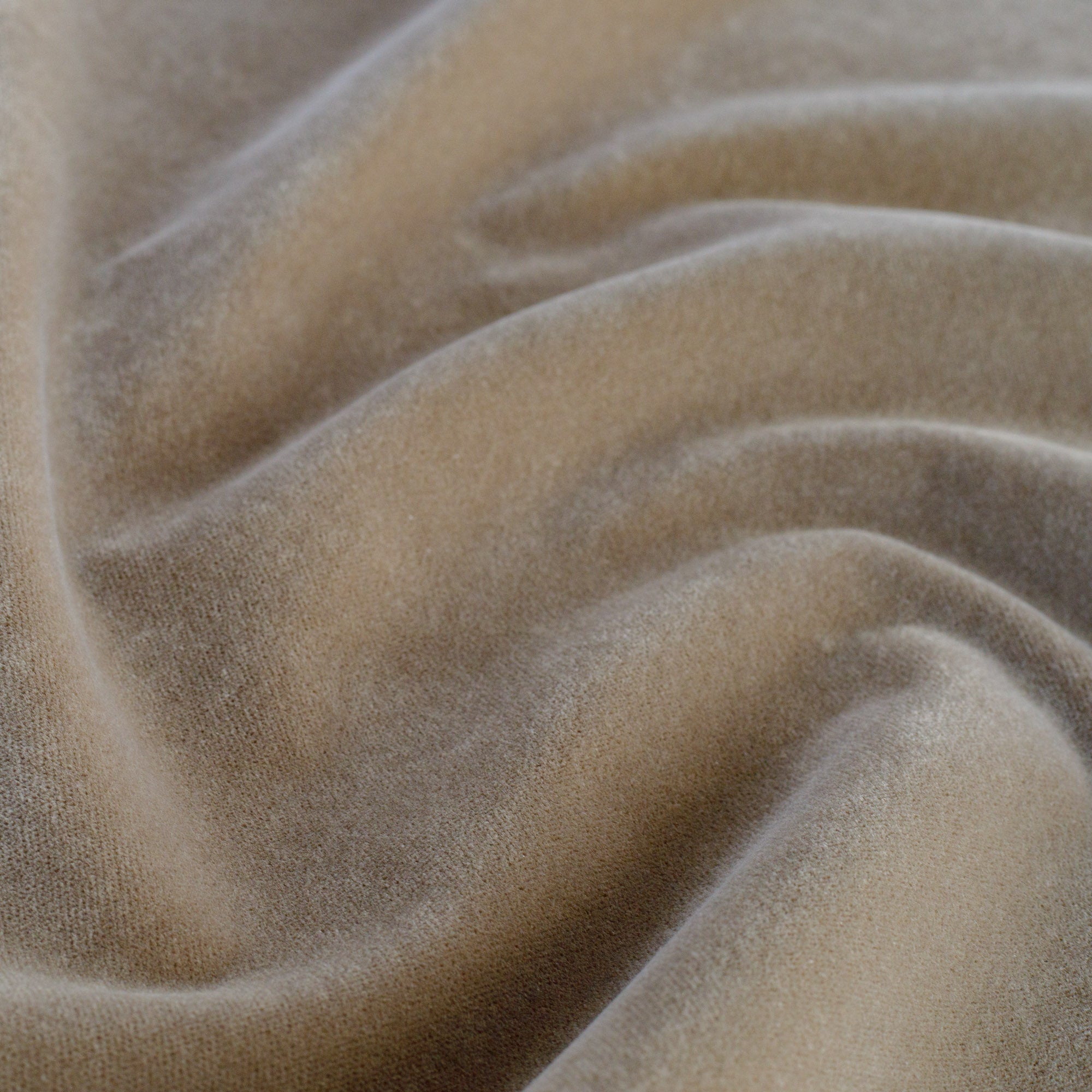 Valentina Velvet Fabric - Soft Luxurious Toffee Brown Upholstery Material for Sofa, Curtains & Home Decor | Perfect for DIY Projects & Interior Design