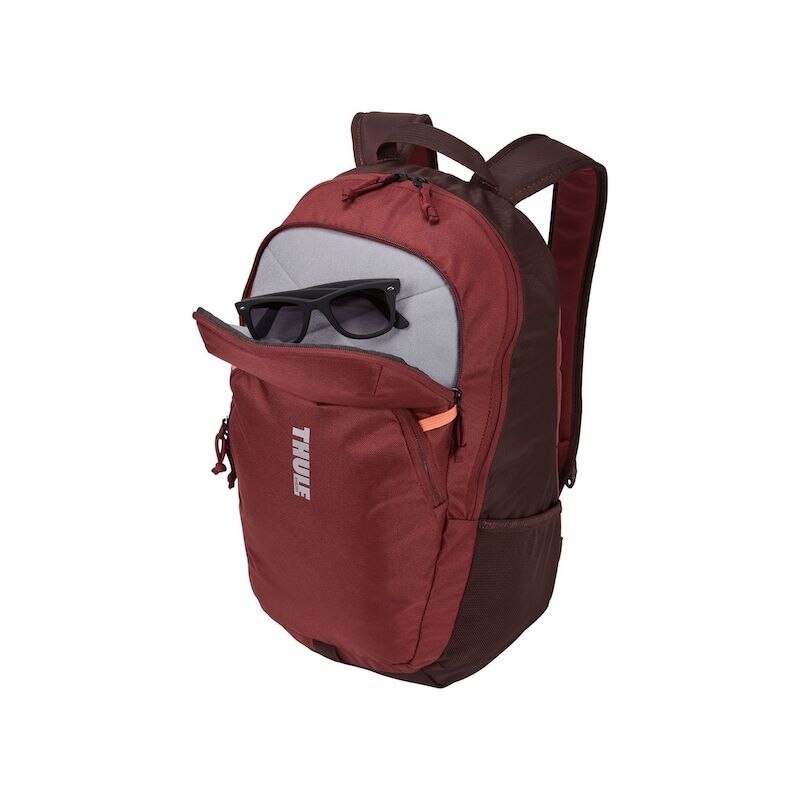 Thule Achiever Laptop Backpack for 15.6 Inch Notebook - Durable Travel & Business Bag with Padded Compartment (Red) - Perfect for Commuting, Work & School