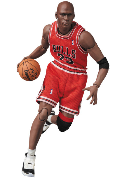 MAFEX Michael Jordan Chicago Bulls Action Figure - Collectible NBA Basketball Toy for Fans & Gift for Sports Enthusiasts - Perfect for Display, Play & Memorabilia Collection