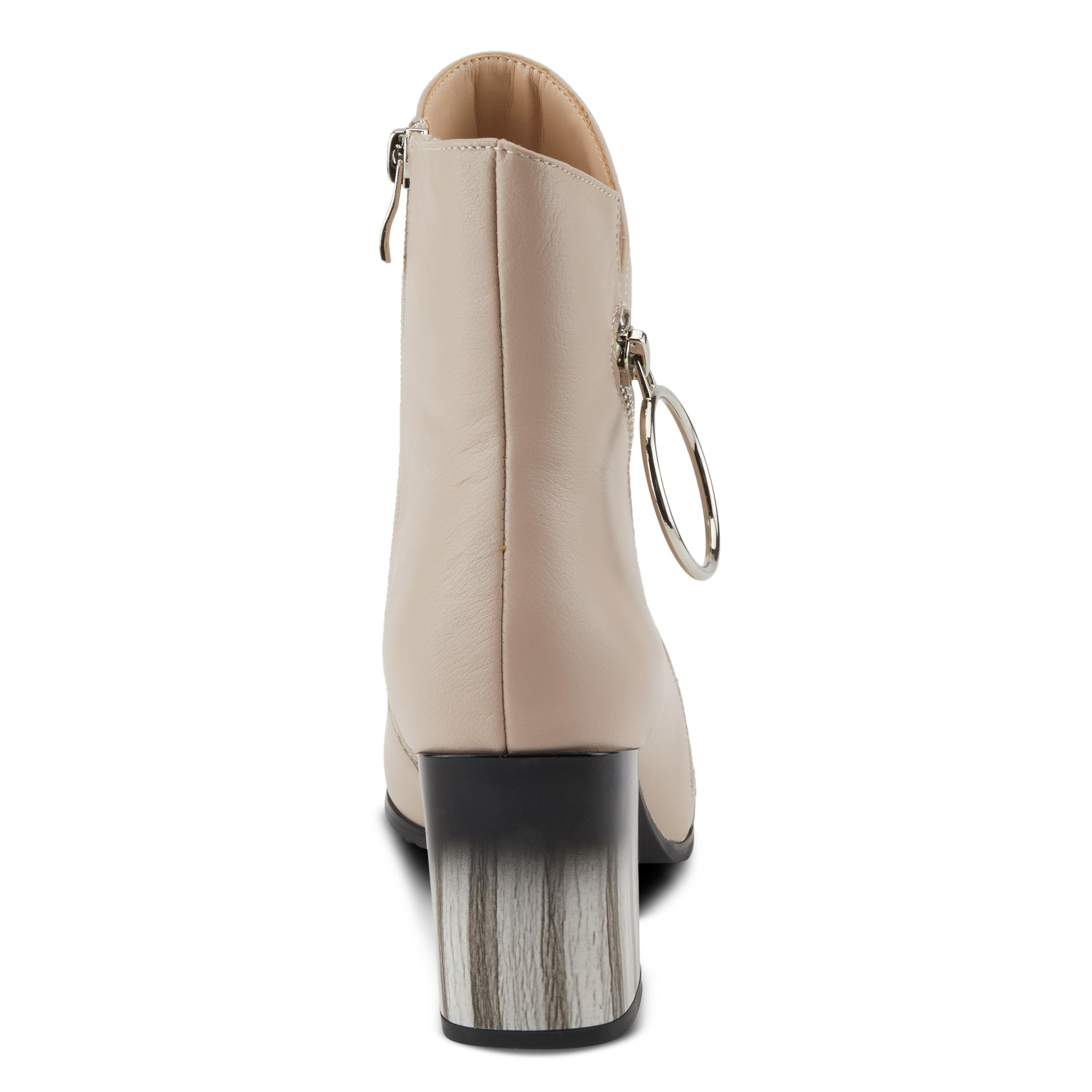 Azura Spring Step Fabulosa Women's V-Collar Chelsea Ankle Boots - Premium Leather Side Zipper Booties for Comfort & Style | Perfect for Office, Date Night & Fall Fashion