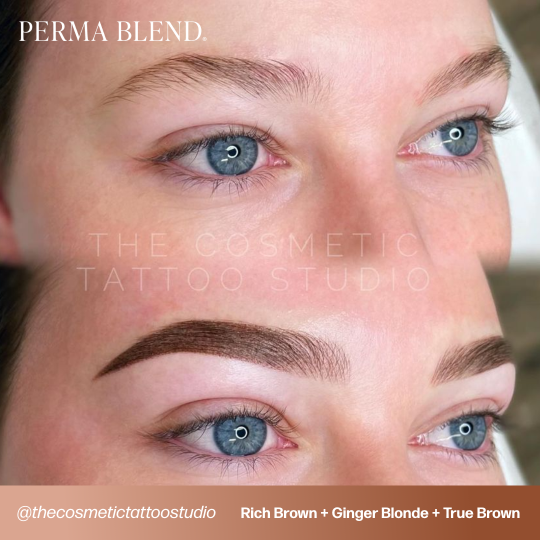 Perma Blend Rich Brown Tattoo Ink - Professional Tattoo Pigment for Artists, Long-Lasting & Vibrant Color - Perfect for Tattooing, Permanent Makeup & Body Art