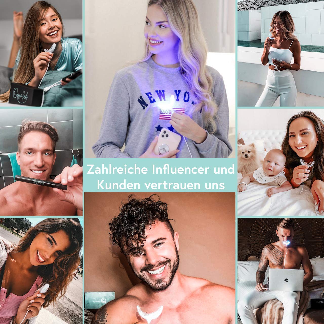 Premium Teeth Whitening Kit by UniqueSmile - Complete All-in-One Bundle for Teeth Whitening & Stain Removal | Professional Dental Bleaching Set (Refill Kit) for Brighter Smile at Home or Travel