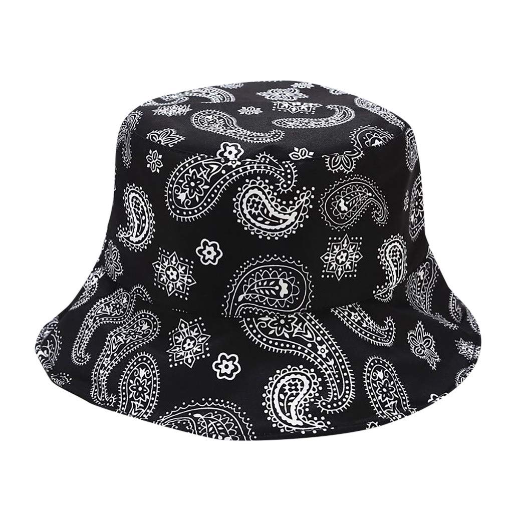 Stylish Hemlock Unisex Double-Sided Print Bucket Hat for Women & Men - UV Protection Outdoor Sun Hat & Fisherman Cap for Beach, Hiking, and Summer Activities
