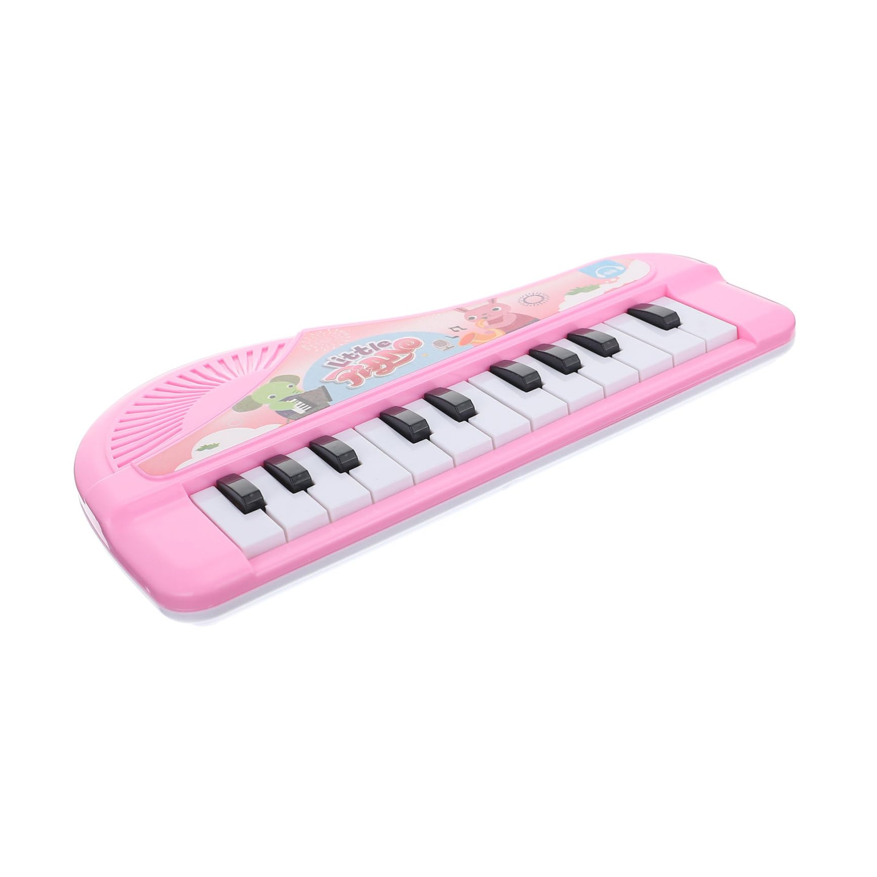 KICHOUSE Kids Electronic Piano Keyboard Toy - 37 Keys Educational Musical Instrument for Toddlers Ages 1-3 | First Birthday Gift, Early Learning Toy, Home Play & Preschool Music Class (Pink)