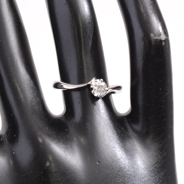 4℃ Diamond Ring 0.209ct F Color VS1 Clarity Excellent Cut Platinum 950 - Elegant Engagement & Wedding Jewelry for Women