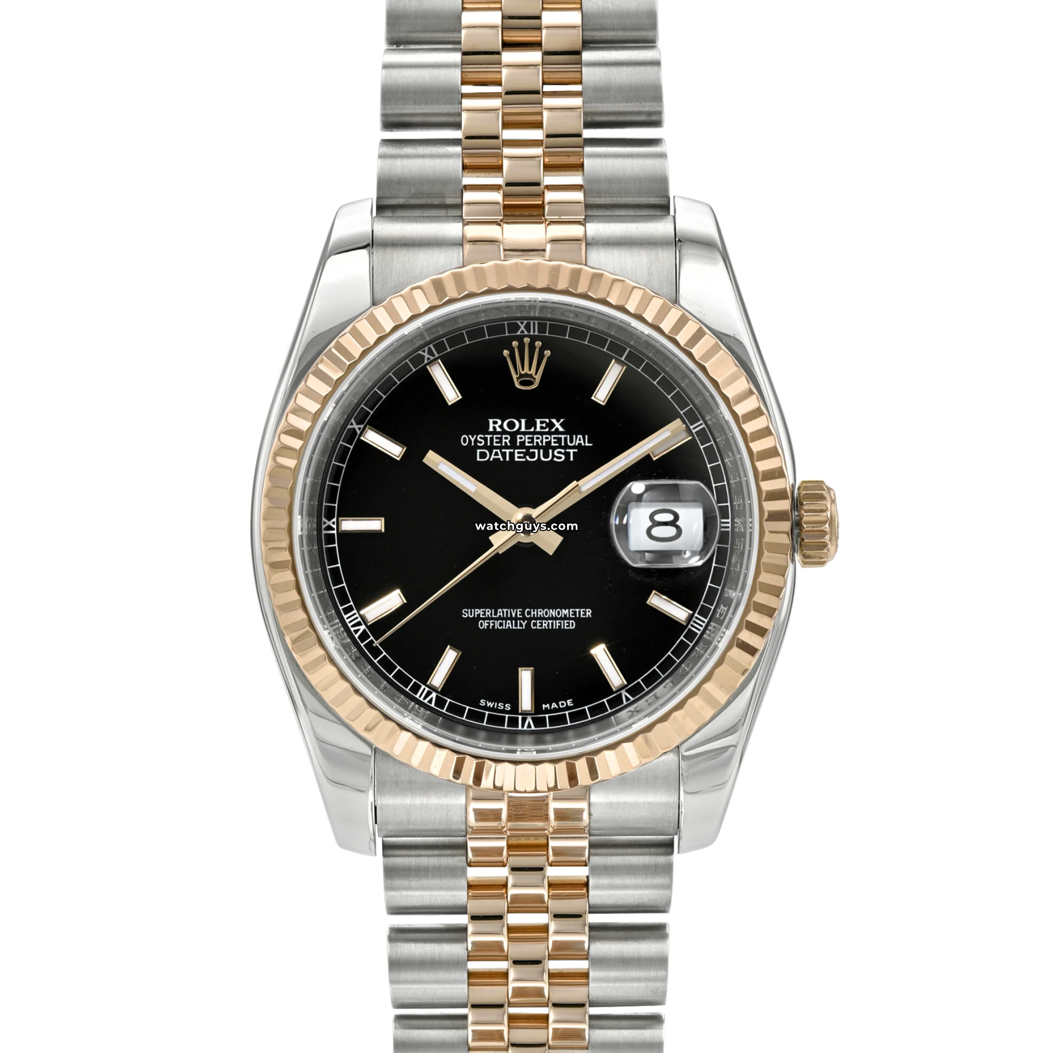 Rolex Datejust 116231 Men's Watch - Black Dial, Jubilee Bracelet - Luxury Dress Watch for Business & Formal Occasions