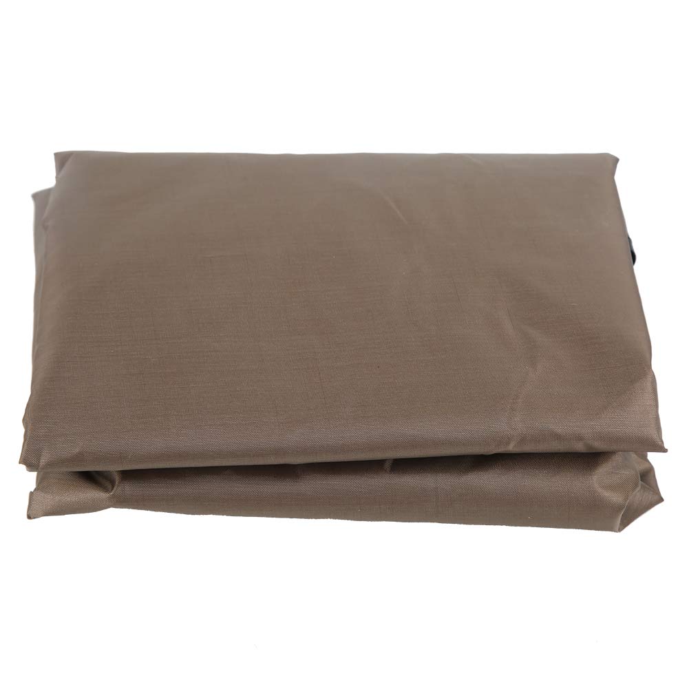 Waterproof Swing Seat Cushion Cover Replacement - 59.1x19.7x3.9in Brown Polyester Taffeta Fabric for Outdoor Swing Chair, Bench & Hammock - Garden, Yard, Park & Patio Protection (3-Seat Size)