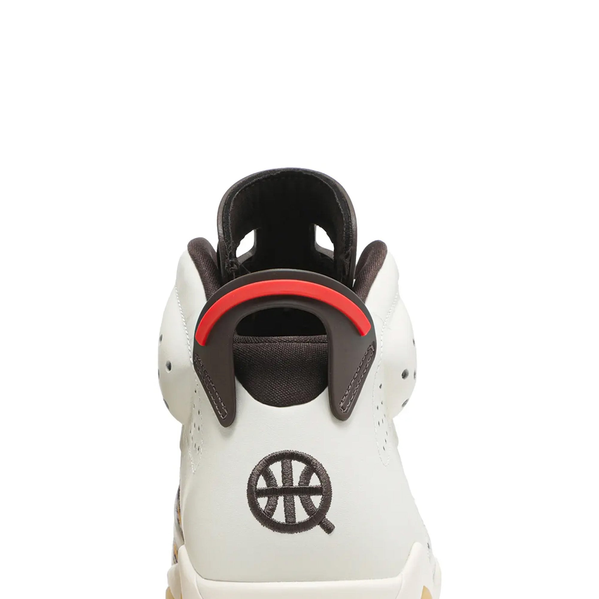 Air Jordan 6 'Quai54' Retro Basketball Shoes - Sail/Brown Colorway - Limited Edition Sneakers for Men | Streetwear Fashion & Basketball Performance