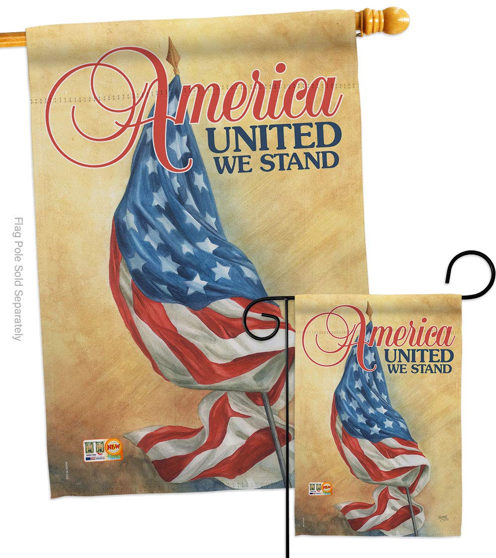 Patriotic Vertical Flags Set - 28