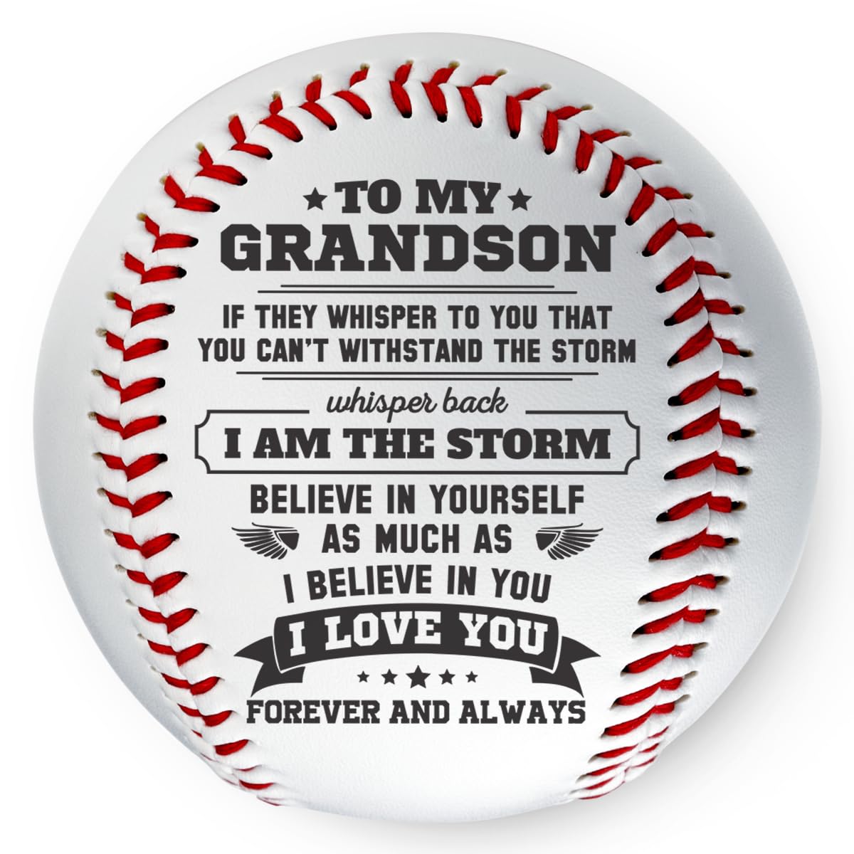 Personalized Baseball Gifts for Men & Kids - Custom Engraved Birthday, Graduation Gifts for Grandson from Grandparents - Unique Teen Boy & Men's Present for Baseball Fans - Perfect for Birthdays, Father's Day & Special Occasions