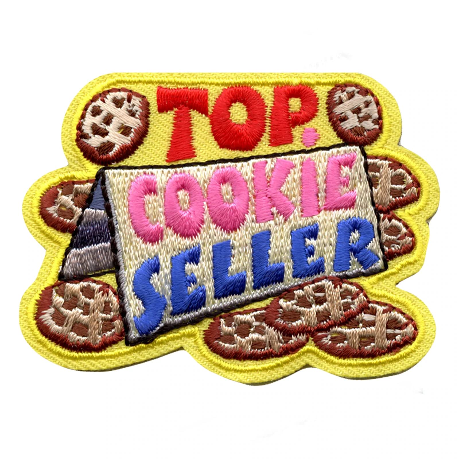 Best Selling Cookie Embroidered Iron On Patch - DIY Customization for Jackets, Hats, Bags & More