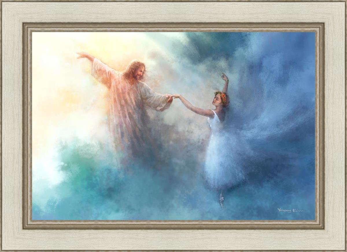 A Pas De Deux By Yongsung Kim - Ballet Dance Art Print - Elegant Wall Decor for Home, Office & Dance Studios