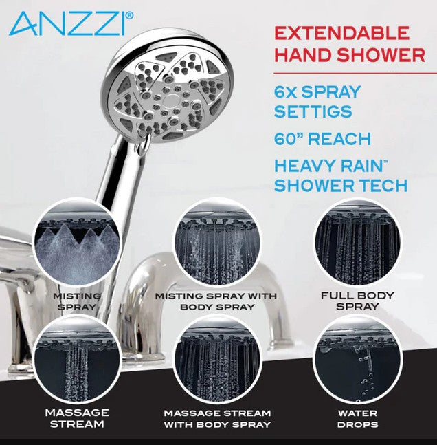 Anzzi 2953WCRWD 29x53 Inch Right Drain Walk-In Bathtub with Whirlpool Air Jets - Wheelchair Accessible Soaking Tub for Seniors & Mobility Needs | Bathroom Safety & Relaxation