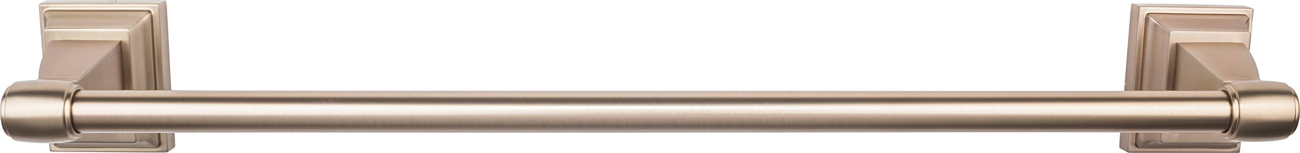 Top Knobs STK8-BB Stratton Single Towel Bar in Oil-Rubbed Bronze - Perfect for Bathroom, Spa, and Guest Room Decor