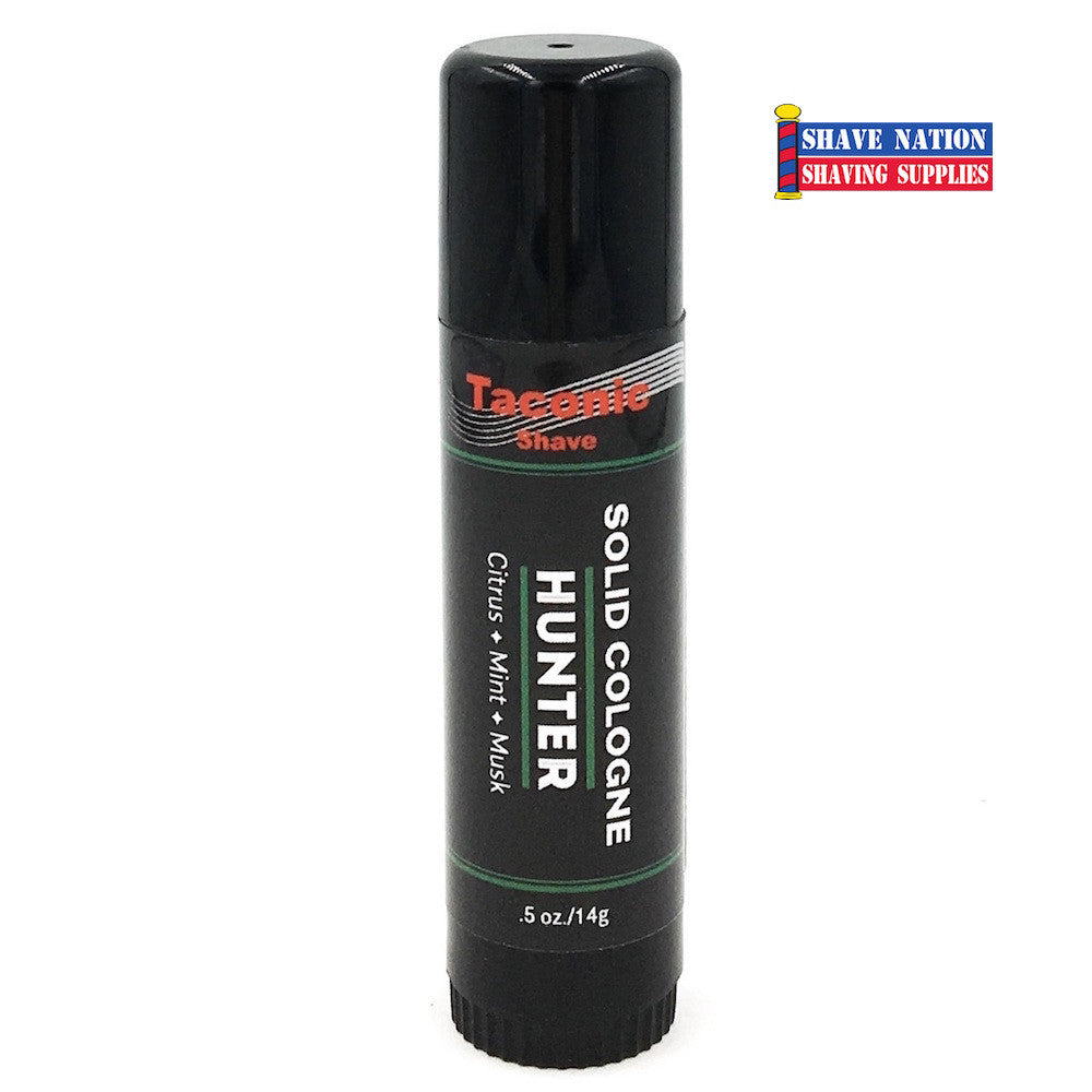 Taconic Hunter Solid Cologne for Men - Long Lasting Scent, Natural Ingredients, Portable & Travel-Friendly - Perfect for Outdoor Adventures, Hiking, and Daily Use