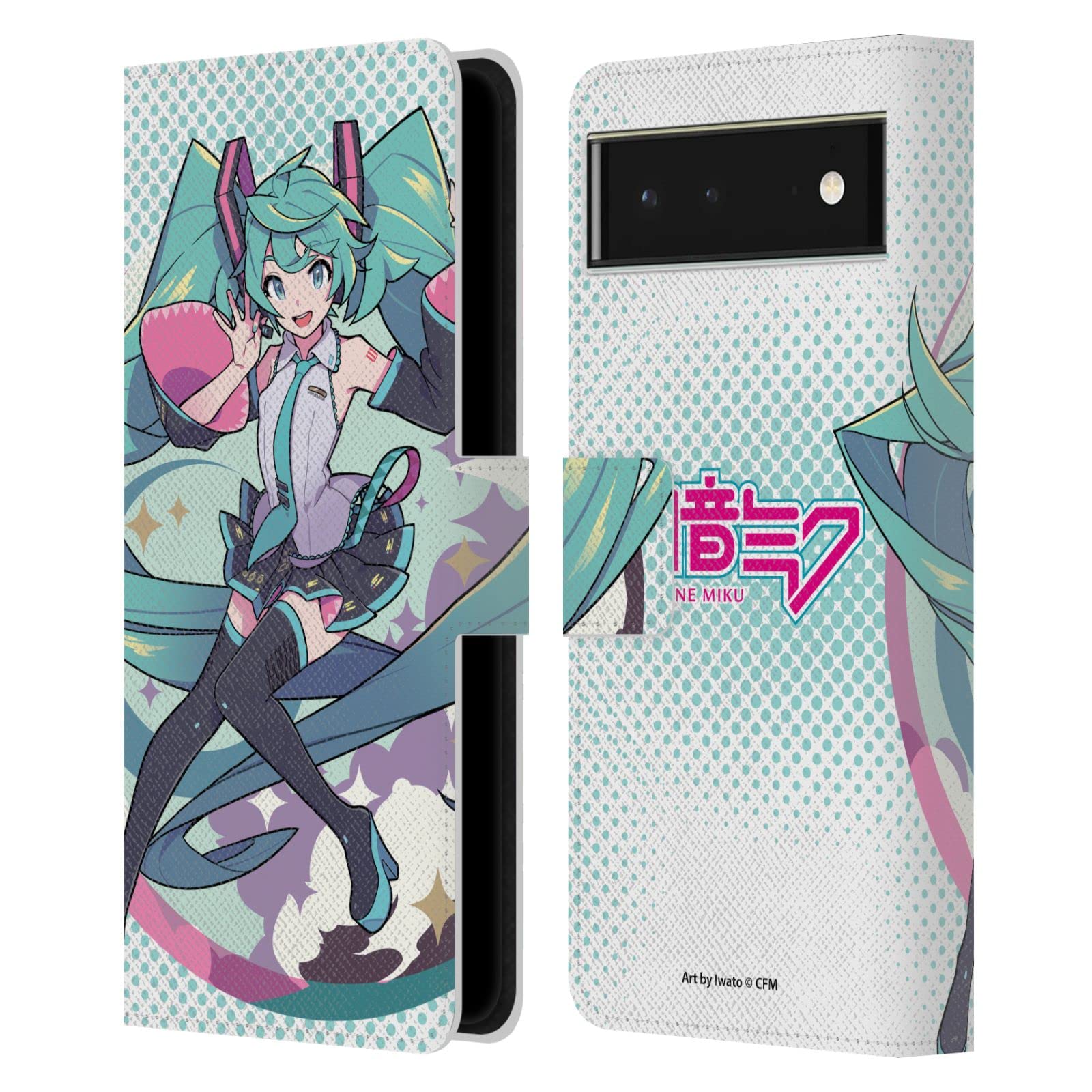 Hatsune Miku Leather Wallet Case for Google Pixel 6 - Anime Style Protection