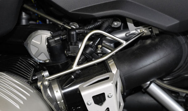 Touratech R1200GS & HP2 Enduro Fuel Line Guards - Heavy-Duty Motorcycle Protection for BMW Adventure Bikes - Perfect for Off-Road Riding & Long-Distance Tours