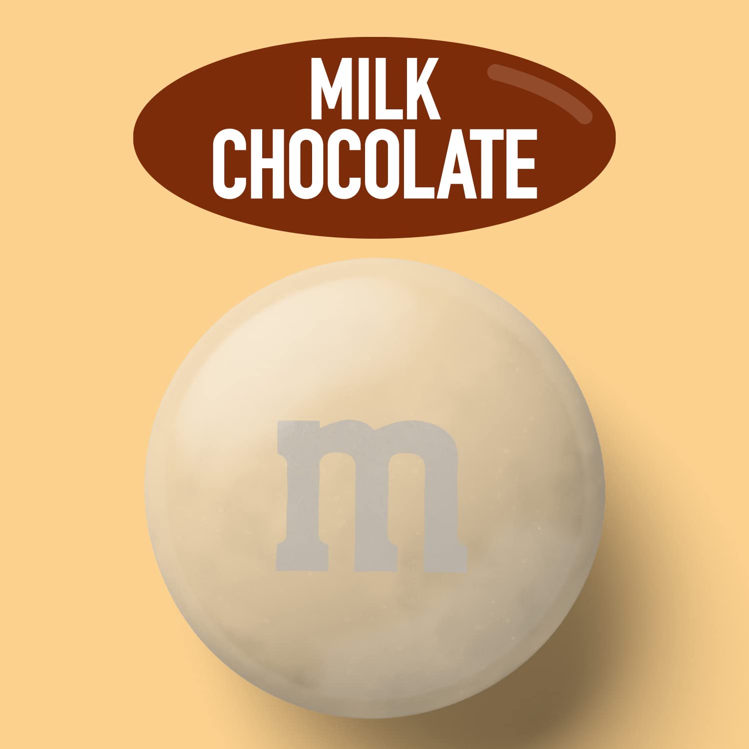 M&M'S Creamy Milk Chocolate Candy Bulk - 5lb Resealable Bag for Parties, Holidays & Baking | Perfect for Weddings, Graduations, Birthday Favors, Dessert Toppings & Office Snacks